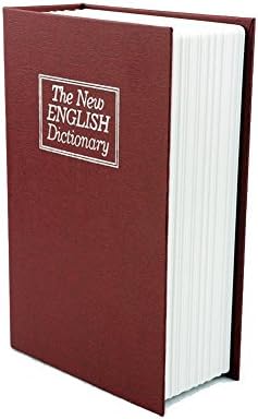 Sunshinetimes Dictionary Diversion Book Safe with Key Lock, Metal
