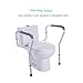 SUKONG Toilet Safety Rail, Bathroom Safety Frame for Elderly, Handicap and Disabled Toilet Safety Handrail with Adjustable Height