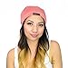 Grace Eleyae GE Sleep Cap | Slap Silky Sleeping Stylish Beanie Hat Premium Quality Head Cover for Curly Hair Women Soft & Smooth Sleep Caps (Coral)