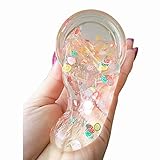 super1798 Cute Fruit Salad Clear Clay Slice Slime Toy Anti Stress Kids Adult Toy