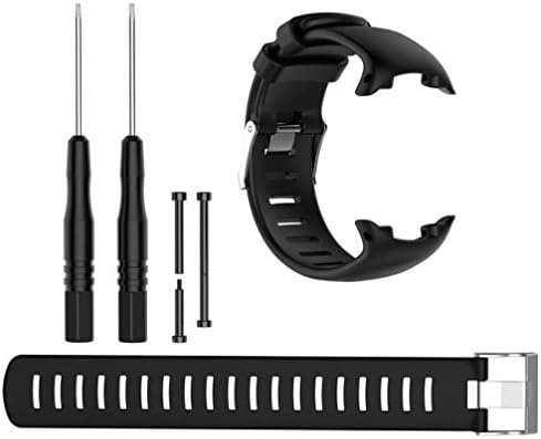 JIANGfu Replacement Silicagel Soft Band Strap For Suunto D4/D4i Novo Watch