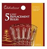 Celebrations 1155-2-71 Mini Replacement Bulbs, 6 V, Clear