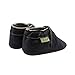 SAYOYO Baby Soft Sole Prewalkers Skid-Resistant Baby Toddler Shoes Cowhide Shoes (6-12 Months, Navy Blue)
