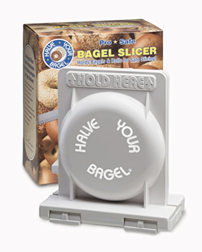 Pro Safe Bagel and Bread Slicer (white)