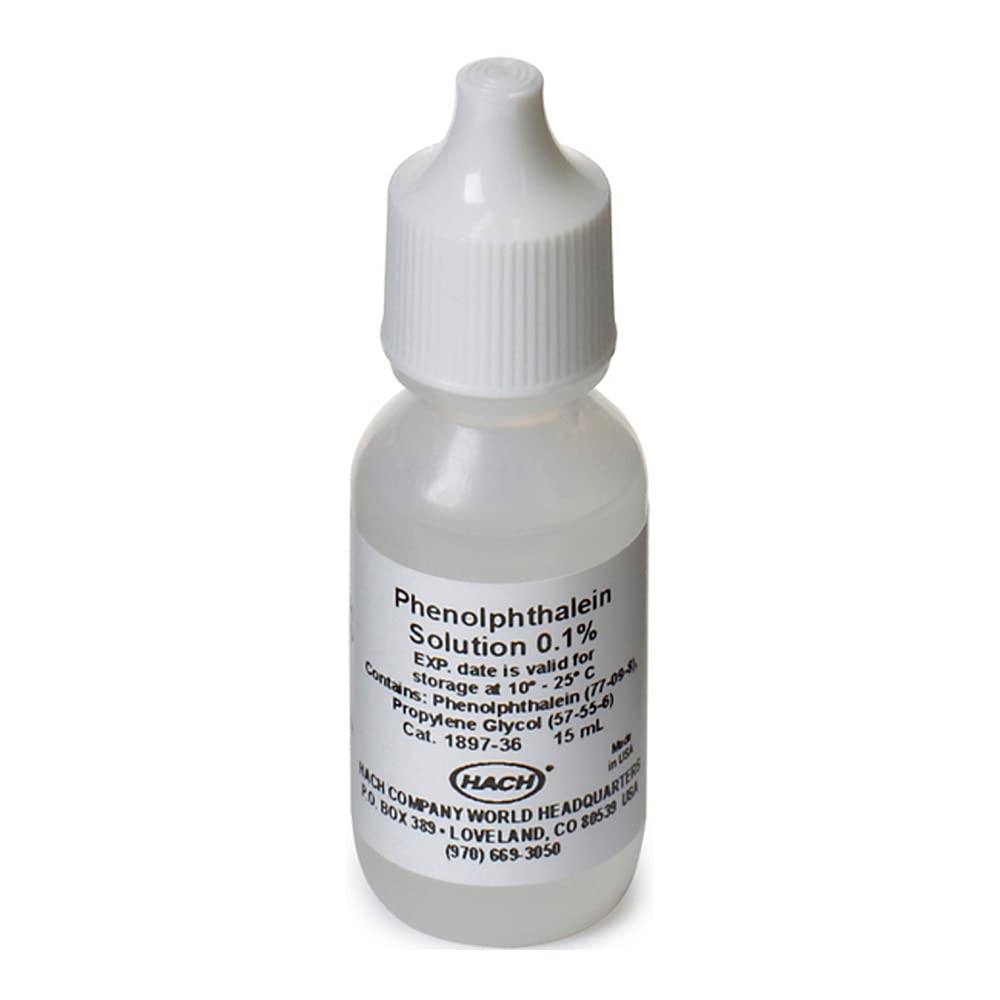 Hach 189736 Phenolphthalein Indicator Solution, 1
