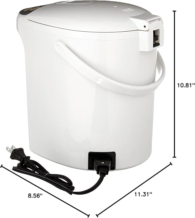 Panasonic 3.2qt Water Boiler Electric Hot Water Dispenser Countertop w/Slow-Drip Mode for Coffee & Tea, 4 Temp Presets, Charcoal‑Purified Stainless, Auto Shut‑Off, Timer & Safety Lock - NC-EG3000
