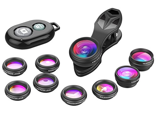 Apexel phone camera lens-macro lens+wide lens+fisheye l…