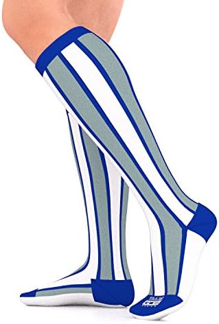 Go2 COMPRESSION SOCKS Go2 Team Compression Socks for Men &amp; Women 15-20 mmHg Athletic Running Socks for Nurses Travel Medical Graduated Nursing Compression Stocking Sport Socks