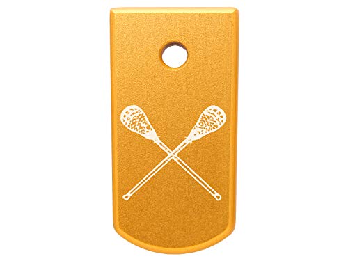 for Ruger LCP II Magazine Base Plate .380 NDZ Gold Lacrosse Sticks Crossed