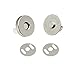 Hysagtek 40 Sets Magnetic Button Clasps Snaps Fastener Clasps DIY Craft Sewing Buttons Knitting Buttons Sets for Sewing, Craft, Purses, Bags, Clothes, Leather, 4 Colors (14mm)