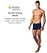 Lapasa Men's Underwear 4-PACK Boxer Brief Micro Modal Super Soft No Fly Pouch Trunks M02,True Blue,X-Large (Waist 40 Inches-42 Inches)
