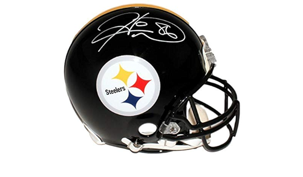 hines ward signed helmet