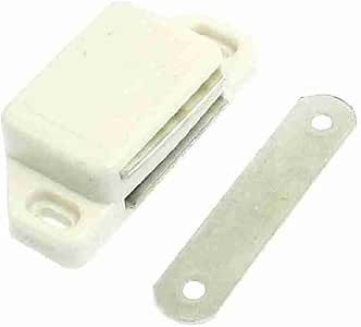 TTcity Diámetro 3.3 mm tornillo gabinete puerta blanca de plástico