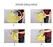 Wantis Magical Rain Coat Artifact UFO Umbrella Hands Free Charming Costum Yellow (1.55-1.8M(height))