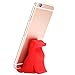 Z PLINRISE Puppy Desk Phone Stand Dog Shape Smartphone Holder for Free You Hands (Red)