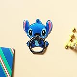 ZOEAST(TM) Avengers Marvel Hero Metal Ring Universal 360° Rotating Phone Buckle Tablet Finger Grip Ring Stand Holder Kickstand Tablets iPhone 4 4S 5 5S 6 6S SE 7 8 Plus X Samsung iPad iPod (Stitch)
