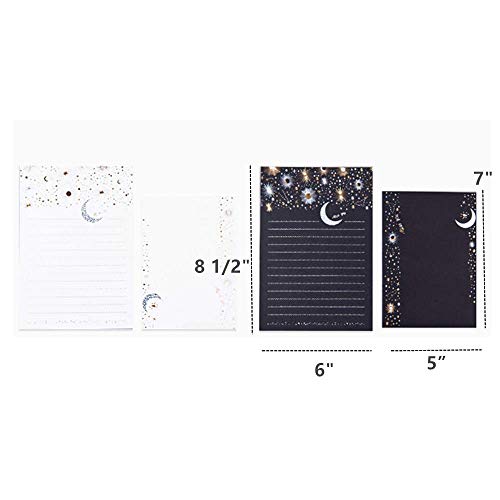 Stationary Paper with Envelopes Pack of 27,Flashing Series stationery Design Writing Stationery