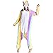 SZTOPFOCUS Adult Unisex Flannel Unicorn Animal Onesies Pajamas Onepiece Jumpsuit Cosplay Costume