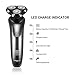 Electric Razor for Men 4 in 1 Rotary Shavers Cordless Waterproof USB Fast Charging Wet/Dry Electric Shaver Includes Hair Clippers and Nose Hair trimmer