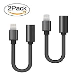 iPhone 7/7Plus Adapter Headphone Jack,CaseyPop Lightning to 3.5 mm Headphone Jack Adapter for iPhone 7/7 Plus Accessories (IOS 10.3) (2pack)
