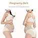 Maternity Belt - Comfortable Belly Band for Pregnancy - Prenatal Cradle for Baby - Breathable Lower Back and Pelvic Support (Beige)