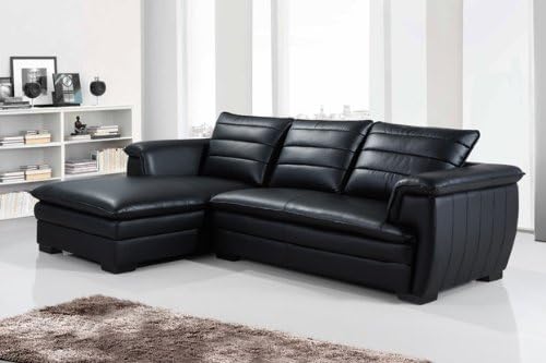 MIAMI CHAISE LEFT BLACK CORNER SOFA SUITE