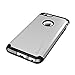 LUVVITT [Ultra Armor] Shock Absorbing Case Best Heavy Duty Dual Layer Tough Cover for Apple Phone 6 / Phone 6s - Black/Silver