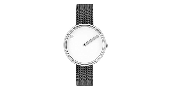 Picto Reloj de Cuarzo Unisex, Caja de Acero Inoxidable de 30 ...