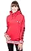 Ultra Game Women's Standard Fleece Hoodie Pullover Sweatshirt Funnel Neck, Team Color, X-Large