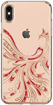 KAUARO for iPhone Xr/X&XS/XS Case,Crystals from SWAROVSKI Elementrom,Bling Light Ultra-thin Printed Transparent Hard PC Protective Back Phone Cover for iPhone Xr/X&XS/XS Case Cover-In the Fly series