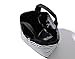Flowertree Women's Waterproof Canvas PVC Coated Lunch Tote Bag Black & White Stripes +Box Package