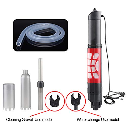 FREESEA Automatic Gravel Cleaner, Electric Aquarium Water Pump Cleaner, Sludge Extractor for Fish Tanks, Aquarium Washing Sand Filtering and draining