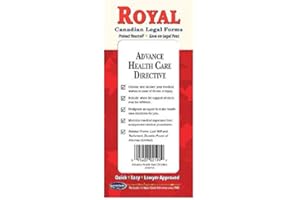 Living Will - Advance Health Care Directive Forms - Canada - Do-it-Yourself Legal Form by Permacharts