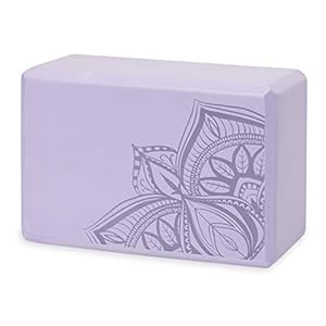 Gaiam Yoga Block – Supportive Latex-Free EVA Foam Soft Non-Slip Surface for Yoga, Pilates, Meditation