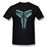 Tee Times Men's NBA Kobe Bryant Triangle Logo Black T shirt