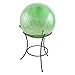 Achla Designs GBS-20 Multi-Use, Small Wrought Iron Metal Plant birdbath Bowl Stand Flowerpot Holder, 8