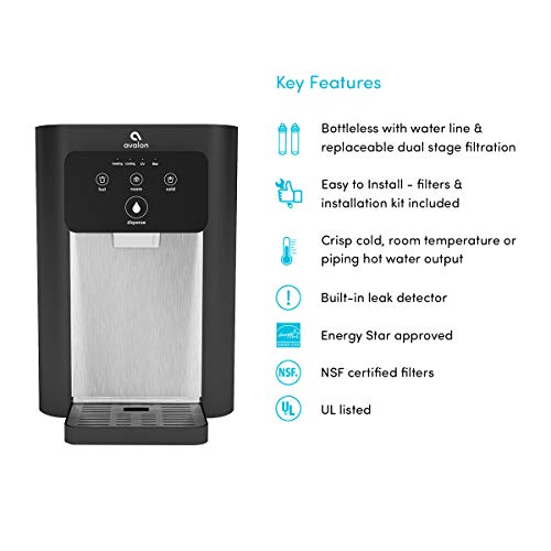 Avalon A9 Electric Touch Countertop Bottleless Cooler Water Dispenser3