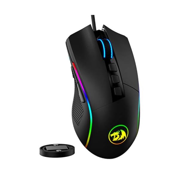 Redragon-M721-Pro-Lonewolf2-Gaming-mouse-Wired-Mouse-RGB-Lighting-10-Programmable-Buttons-32000-DPI-Adjustable-Comfortable-Grip-Ergonomic-Optical-PC-Computer-Gaming-Mice-with-Fire-Button Redragon M721-Pro Lonewolf 2 Gaming Mouse