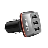 Anker 36W 3-Port USB Car Charger, PowerDrive+ 3 for iPhone X / 8 / 7 / 6s / Plus, iPad Pro / Air 2 / mini, Galaxy S7 / S6 / Edge / Plus, Note 5 / 4, LG, Nexus, HTC and More