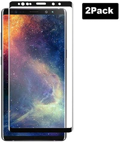 [2Pack] SanMander Samsung Galaxy Note 9 Screen Protector [9H Hardness][Anti-Scratch][Anti-Bubble][3D Curved] [High Definition] Tempered Glass Screen Protector Compatible with Samsung Galaxy Note 9