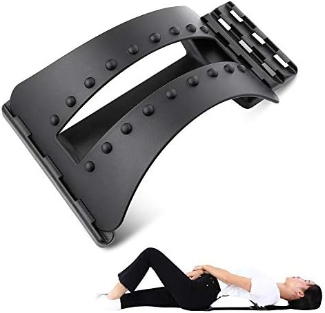 Back Massage Stretcher Relax Lumbar Support Spine Pain Relief Chiropractic Fitness Equipment