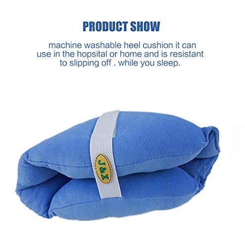 BIHIKI Foot Pillows for Pressure Sores,Heel Protection for Soreness and Healing,Heel Cushions Blue,One Size (2) - Thumbnail 6