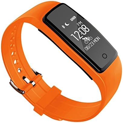 Smart bracelet IP67 Fitness Activity tracker wristband with Heart rate monitoring/Steps/Calories/Dsitance/Bicycle-riding Pedometer Bracelet Watch Compatible with Android &amp; IOS