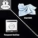 2 Pairs Eyeglasses Temple Sleeve Antiskid Spectacles Soft Silicone Comfortable