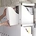 Royal 5 White Magazine File Holders Storage Boxes 12 1/4