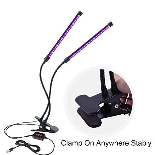 image for MIXC LED Grow Lamp Light, 18W USB Dimmable Indoor Plant Growing Light 