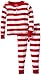 Hatley Girls' Pajama Set-Candy Cane Stripes