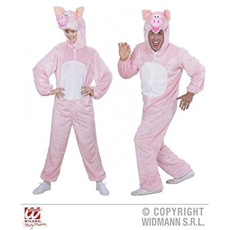 Lively Moments Geniales rosa Schweinekostüm/Schweineoverall Gr. M (H 165)