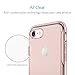 Anker iPhone 8 Case, iPhone 7 Case, Ice-Case Lite Clear Protective Slim Case Cover Soft TPU Back with Hard Bumper Frame and Enhanced Grip for Apple iPhone 8/7 [Support Wireless Charging] (Rose Gold)