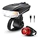 LED USB Rechargeable Smart Bike Light Set, ZOKER Super Bright 400 Lumens Bike Headlight and FREE Tail Light, Waterproof and Easy to Install Bike Lights Front And Back for Kids Men Women Cycling Safety
